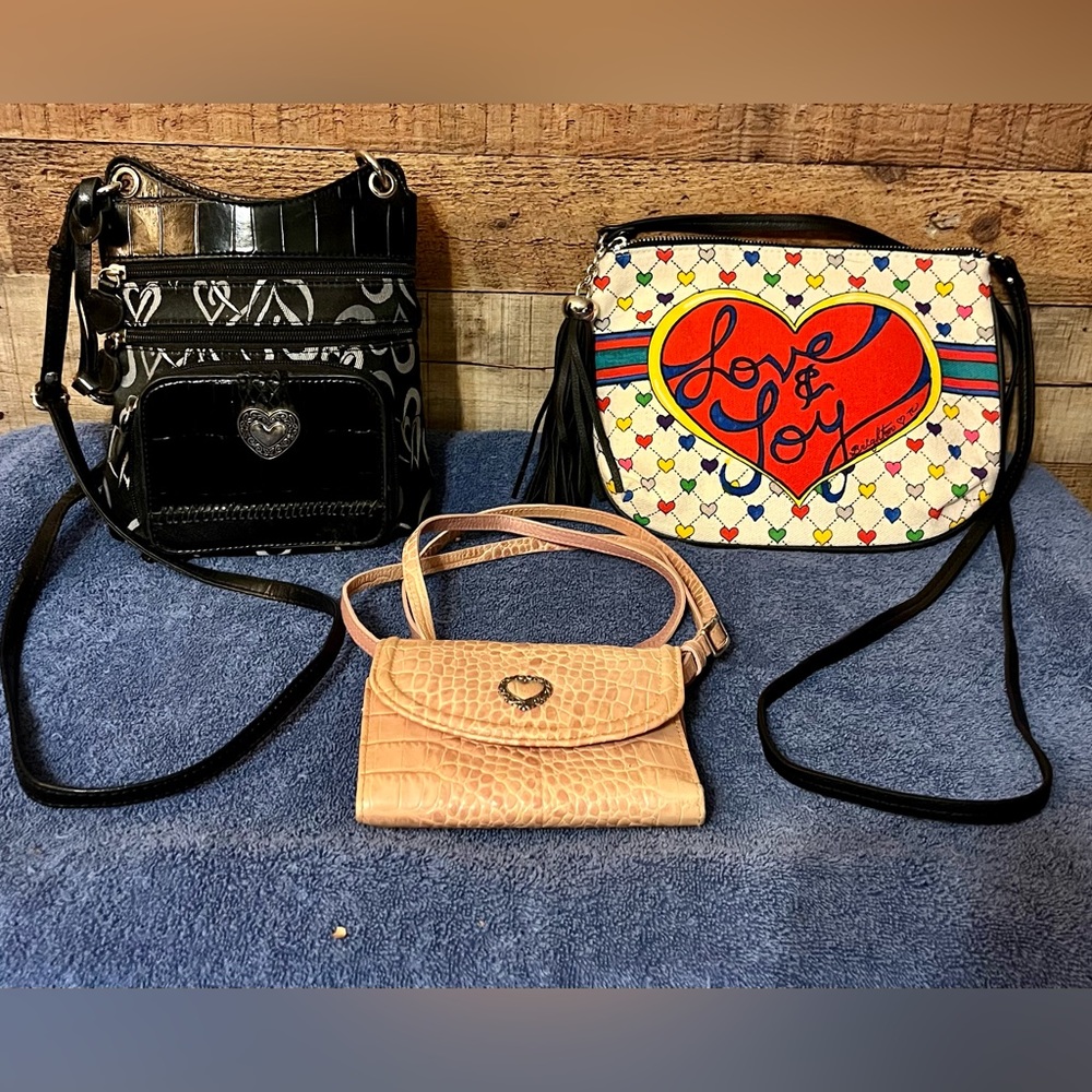 Bright Crossbody Bags - All Three In Excellent Shape $30 For All Three